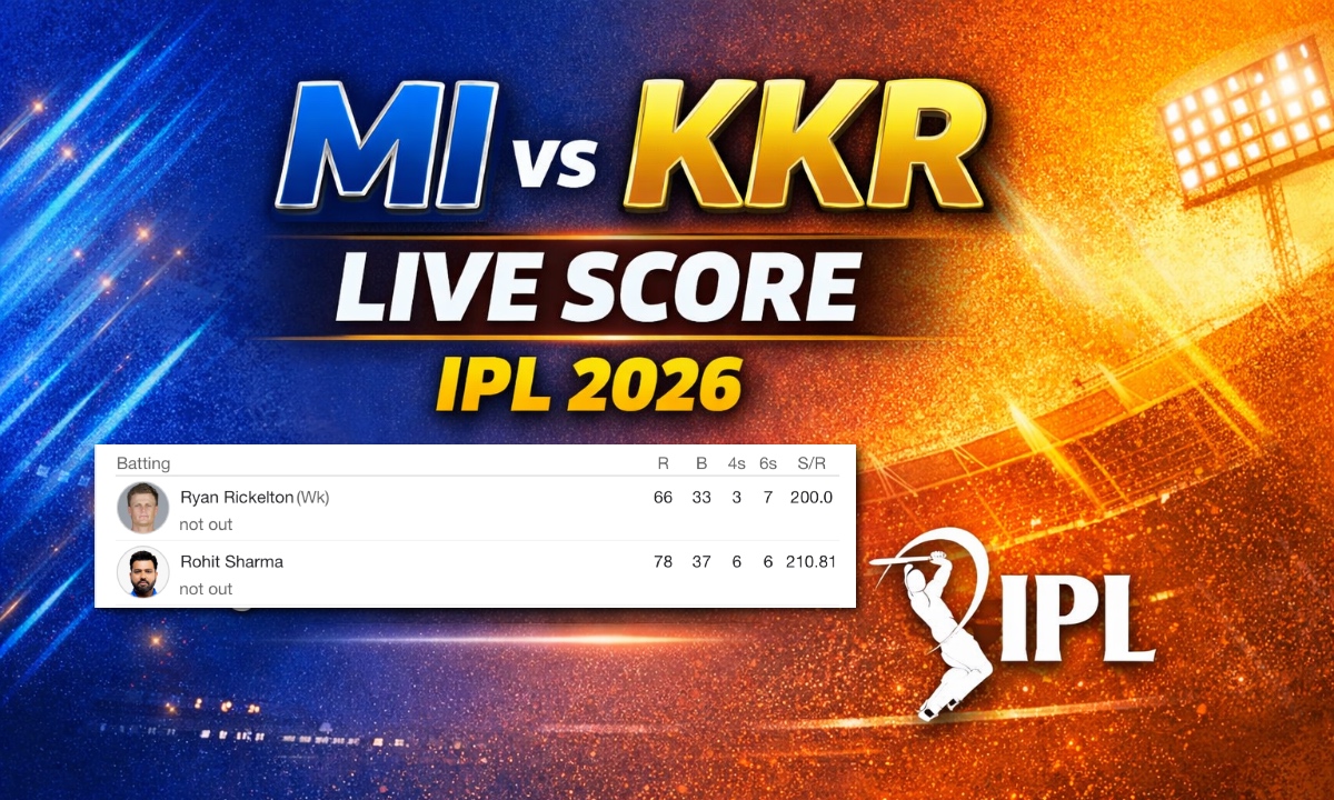 MI vs KKR LIVE Score IPL