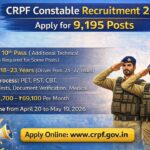 CRPF Constable Recruitment