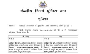 CRPF Constable Recruitment