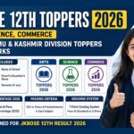 JKBOSE 12th Toppers List