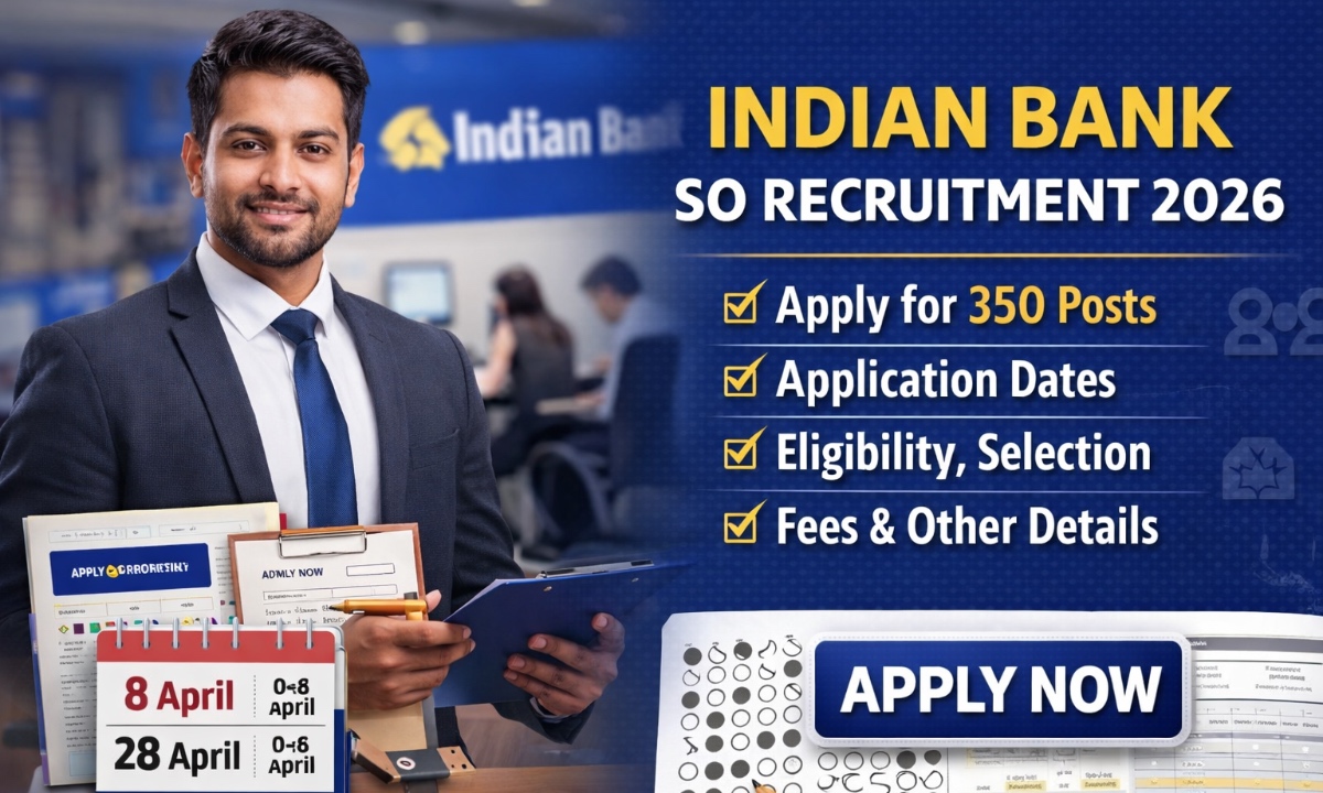 Indian Bank SO Recruitment
