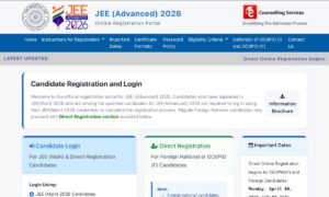 JEE Advanced Exam Registration