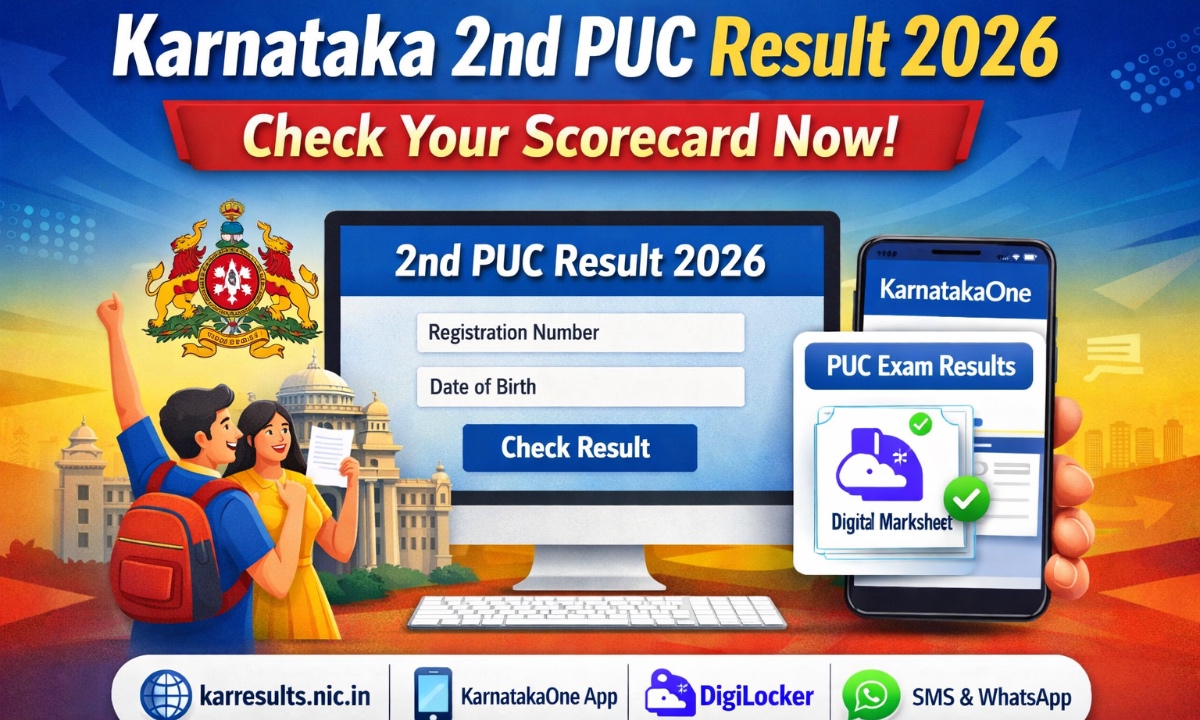 Karnataka 2nd PUC Result
