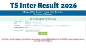 TS Inter Results 