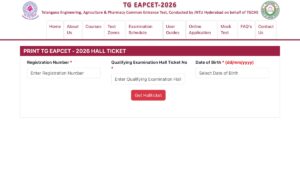 TS EAMCET Admit Card