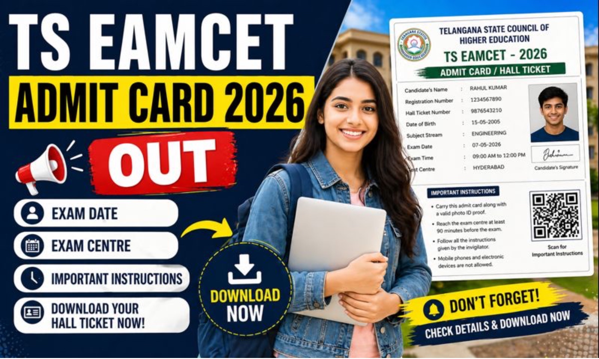 TS EAMCET Admit Card