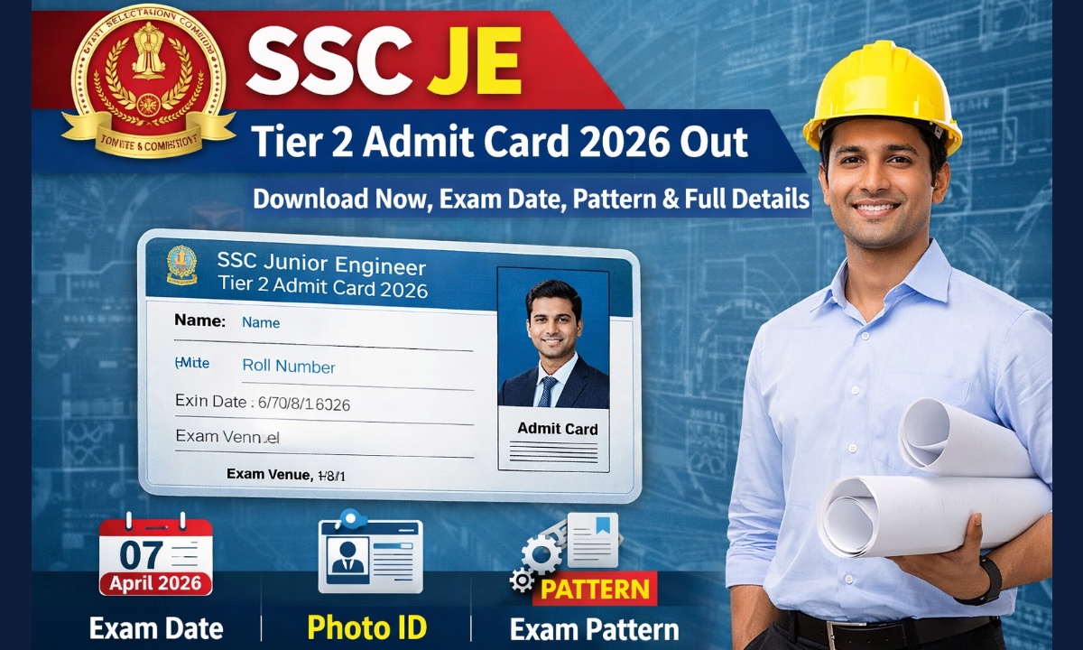 SSC JE Tier 2 Admit Card