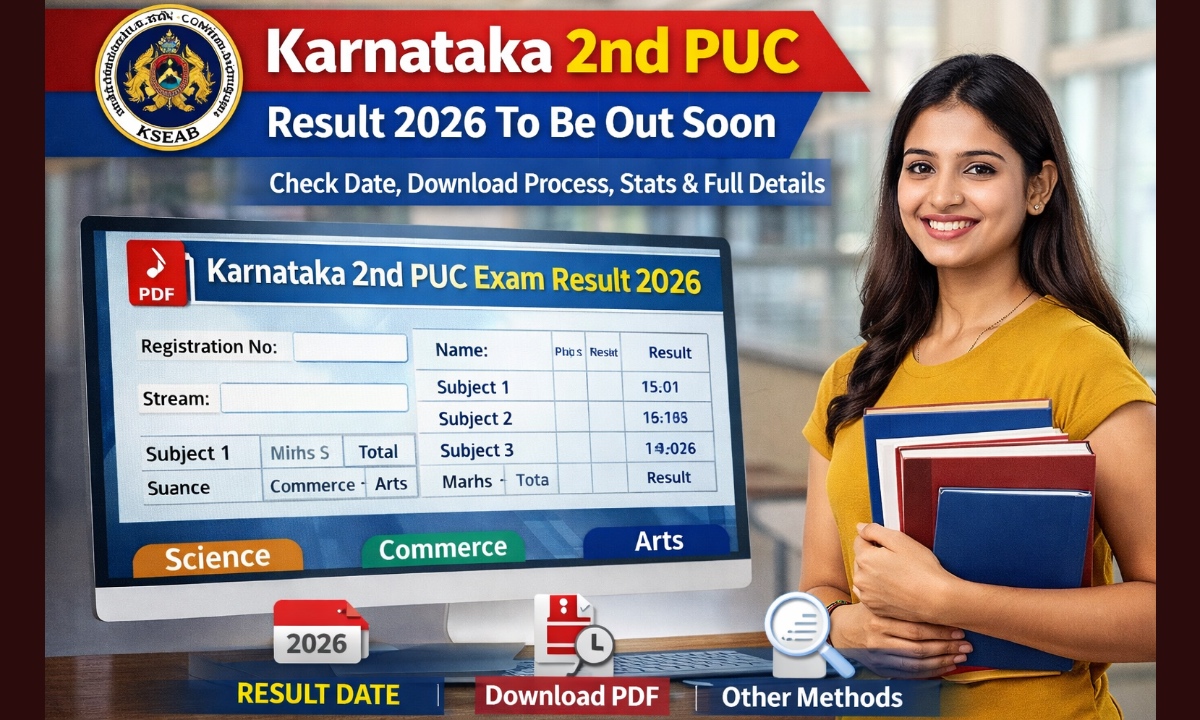 Karnataka 2nd PUC Result