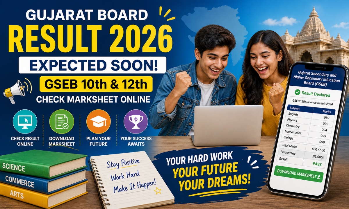 Gujarat Board 10th 12th Result