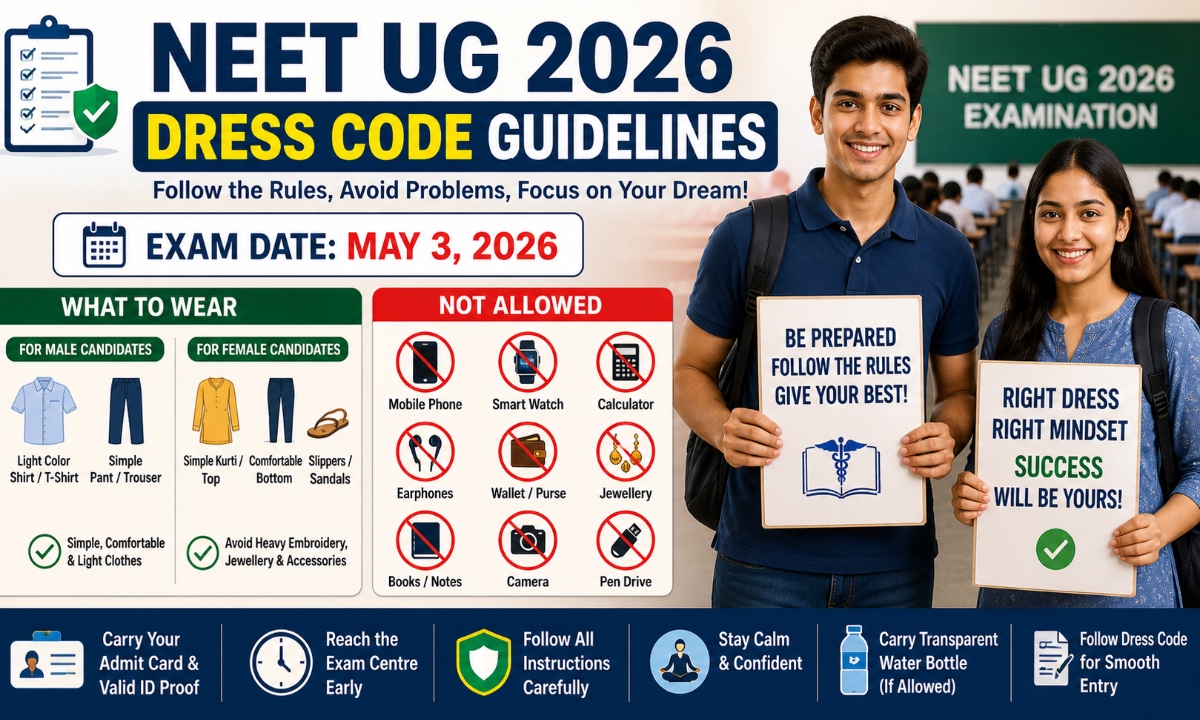 NEET UG Dress Code Guidelines