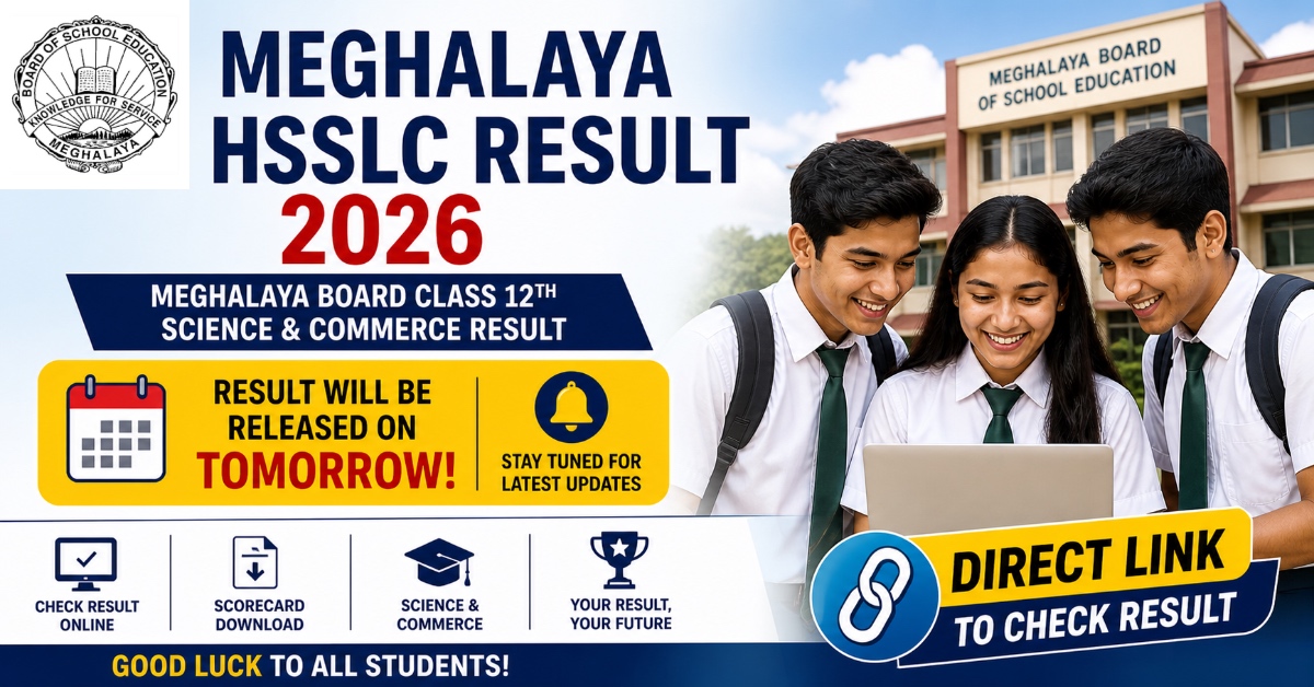 Meghalaya HSSLC Result