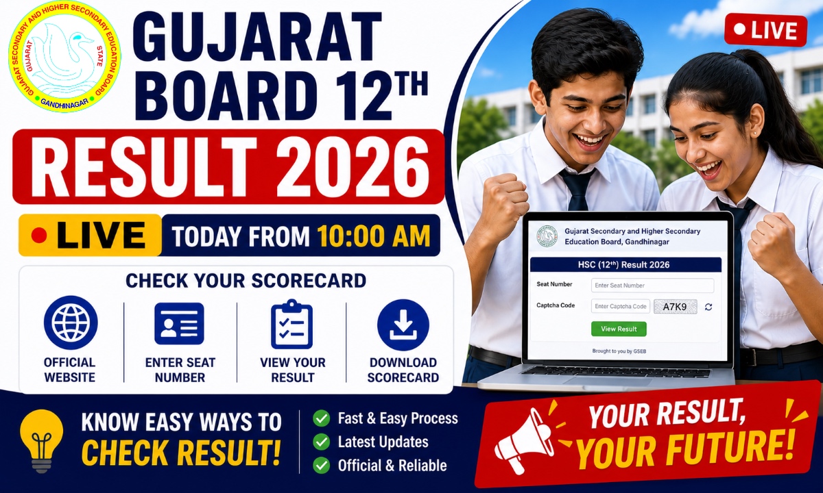 Gujarat Board 12th Result