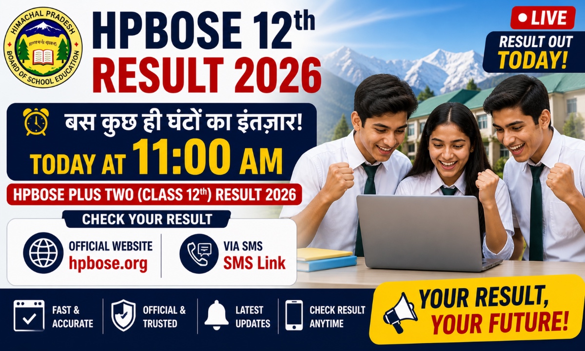 HPBOSE 12th Result