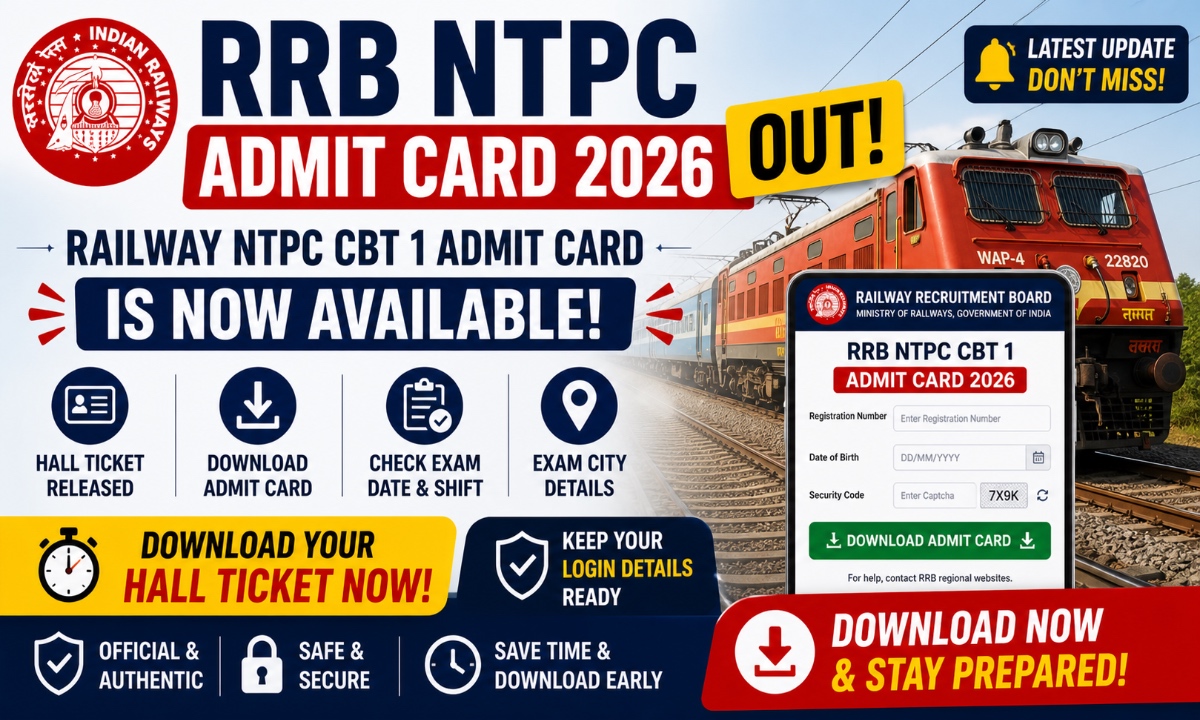 RRB NTPC Admit Card