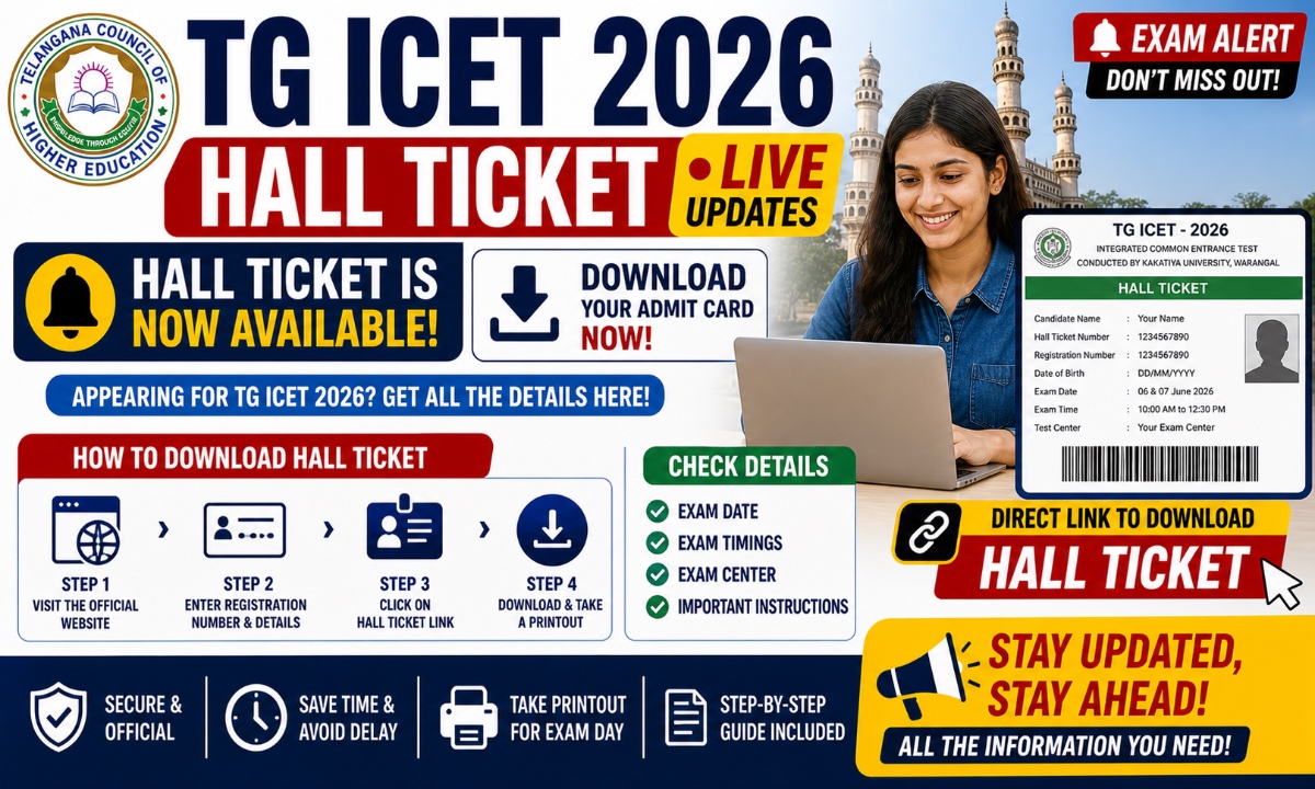 TG ICET Hall Ticket