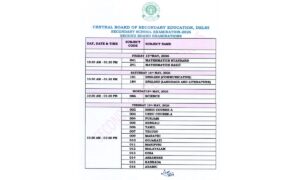 CBSE 10th Second Board Exam
