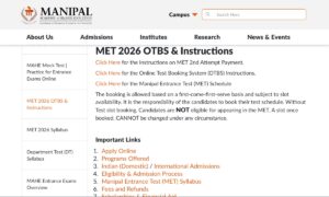 MET Phase 2 Slot Booking