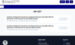 INI CET Admit Card