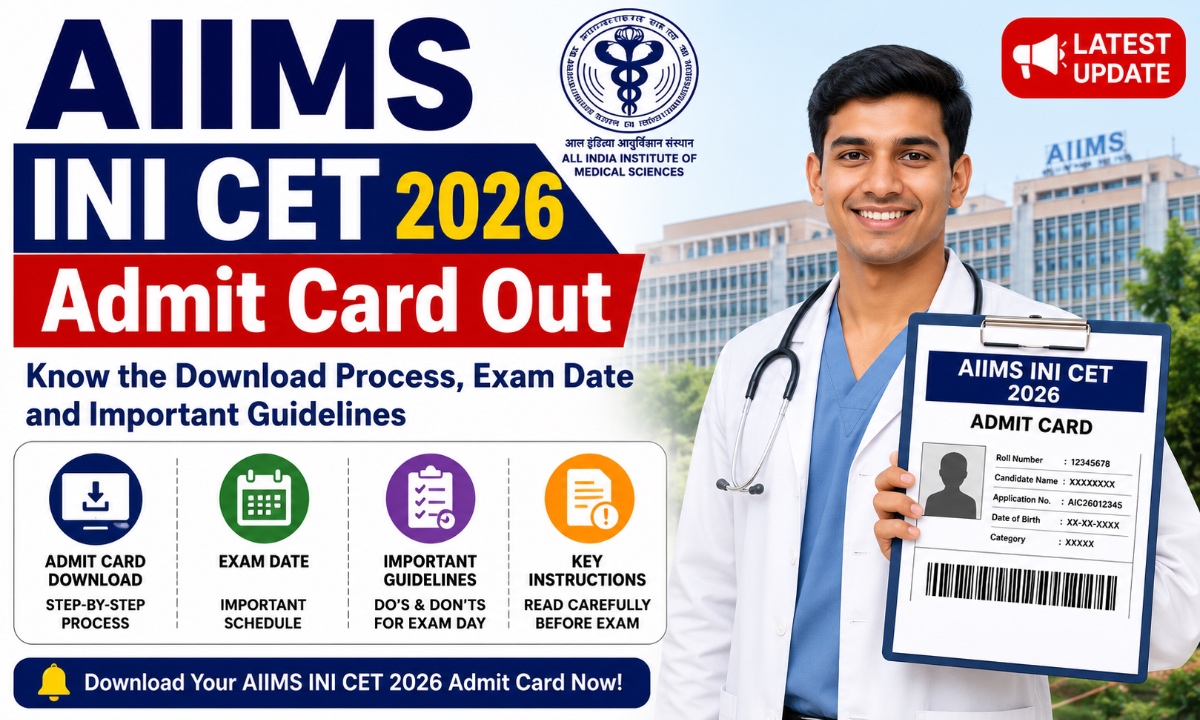 AIIMS INI CET Admit Card