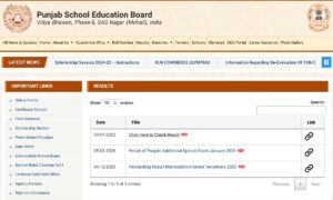 Punjab 10th 12th Result