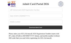 JEE Advanced Hall Ticket