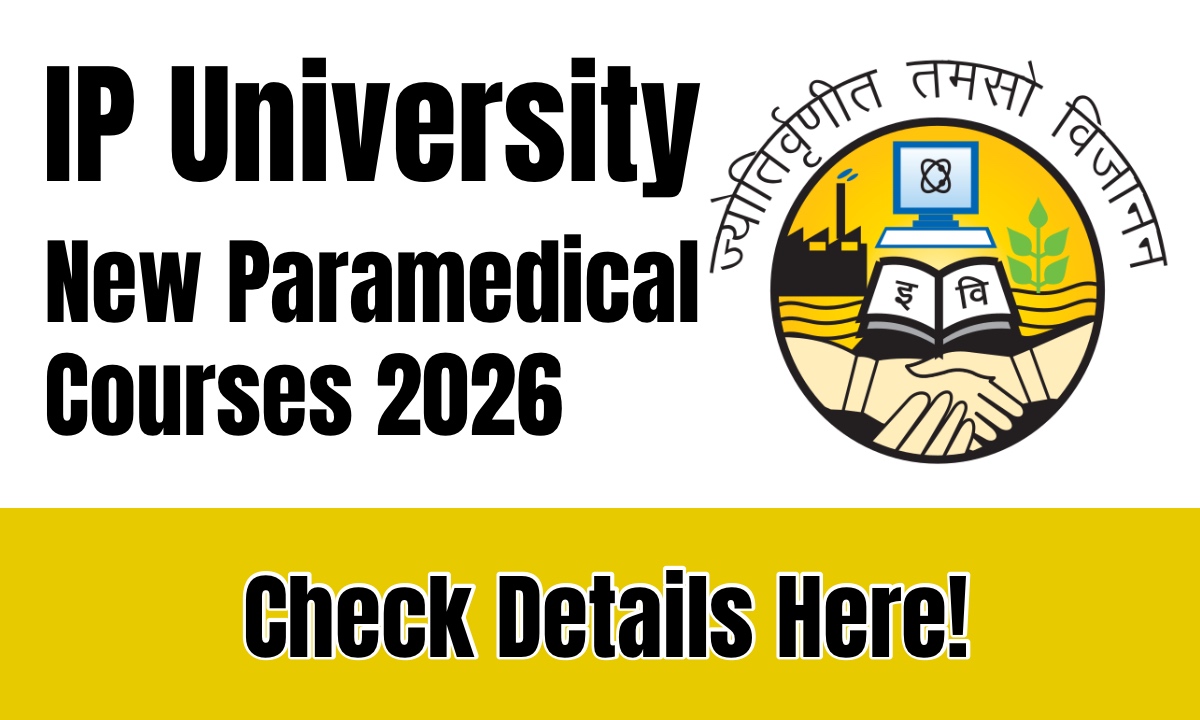 IP University New Paramedical Courses