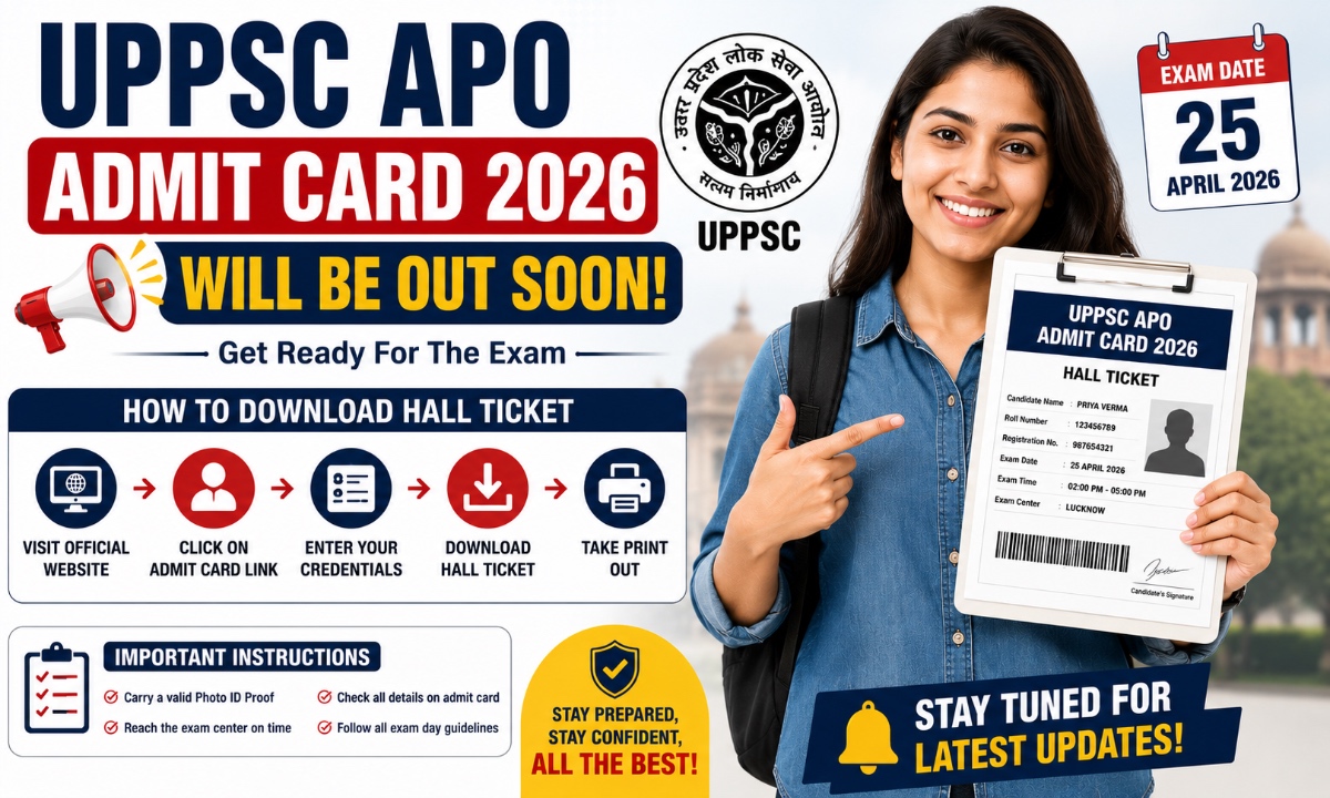 UPPSC APO Admit Card
