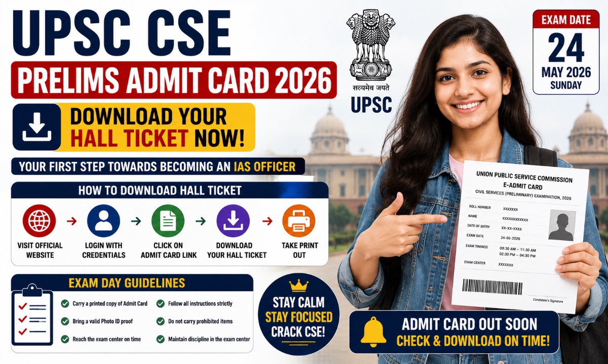 UPSC CSE Prelims Admit Card