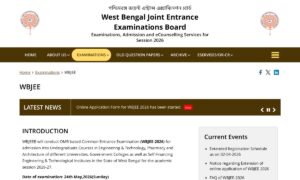WBJEE Admit Card