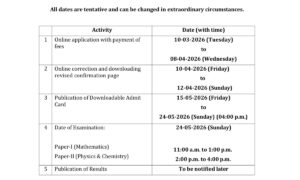 WBJEE Admit Card