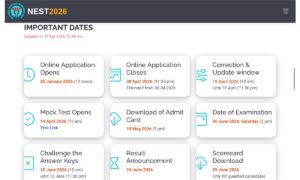 NEST Admit Card