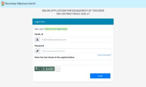 NVS Lucknow Teacher Recruitment