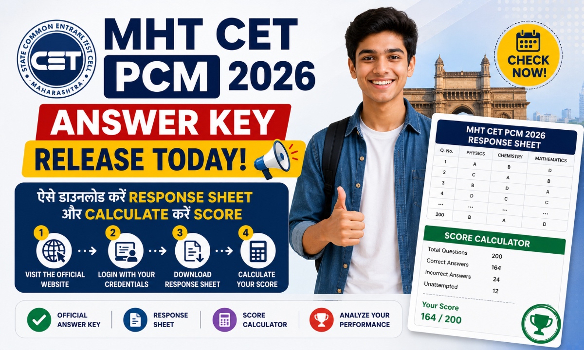 MHT CET PCM Answer Key