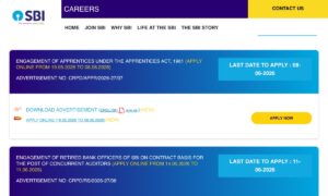 SBI Apprentice Recruitment 