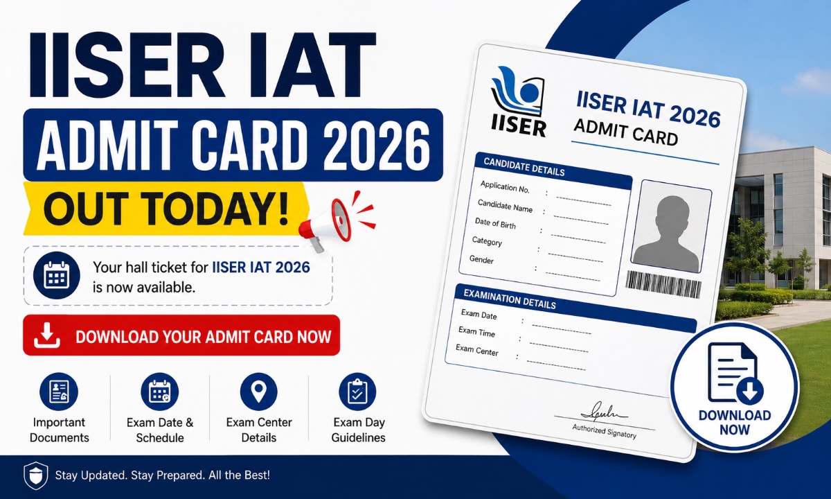 IISER IAT Admit Card