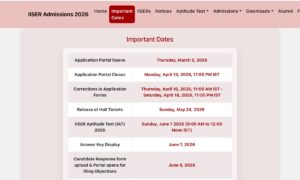 IISER IAT Admit Card 