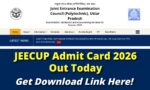 JEECUP Admit Card