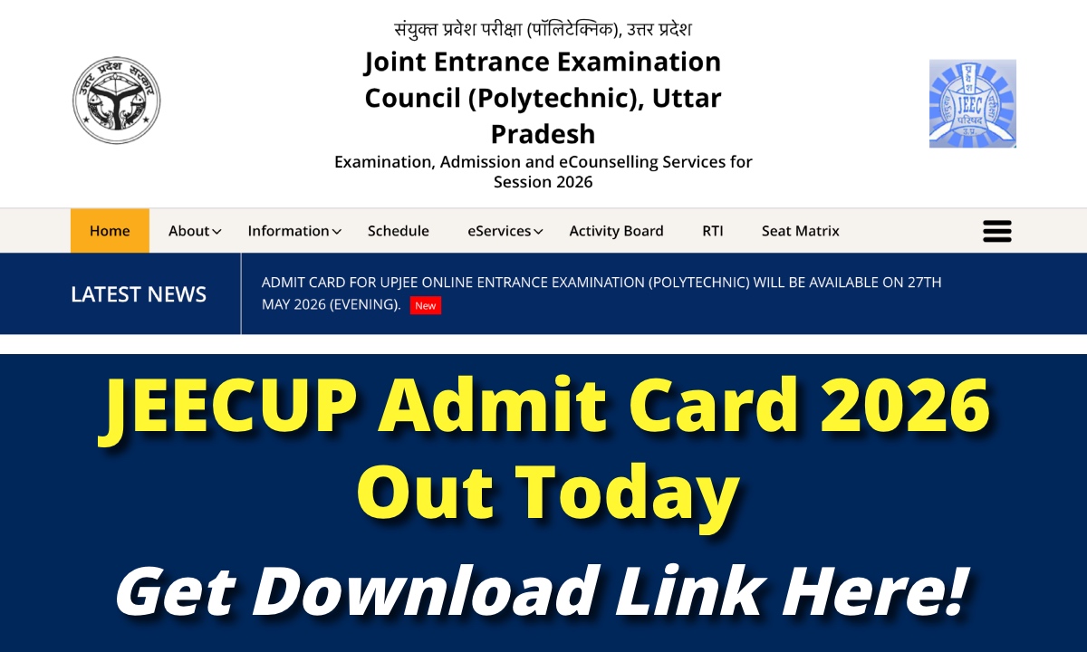 JEECUP Admit Card