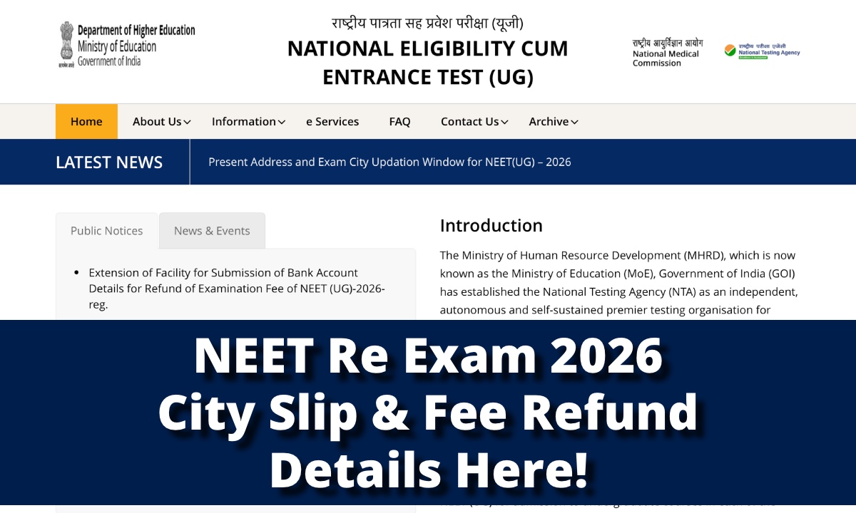 NEET Re Exam