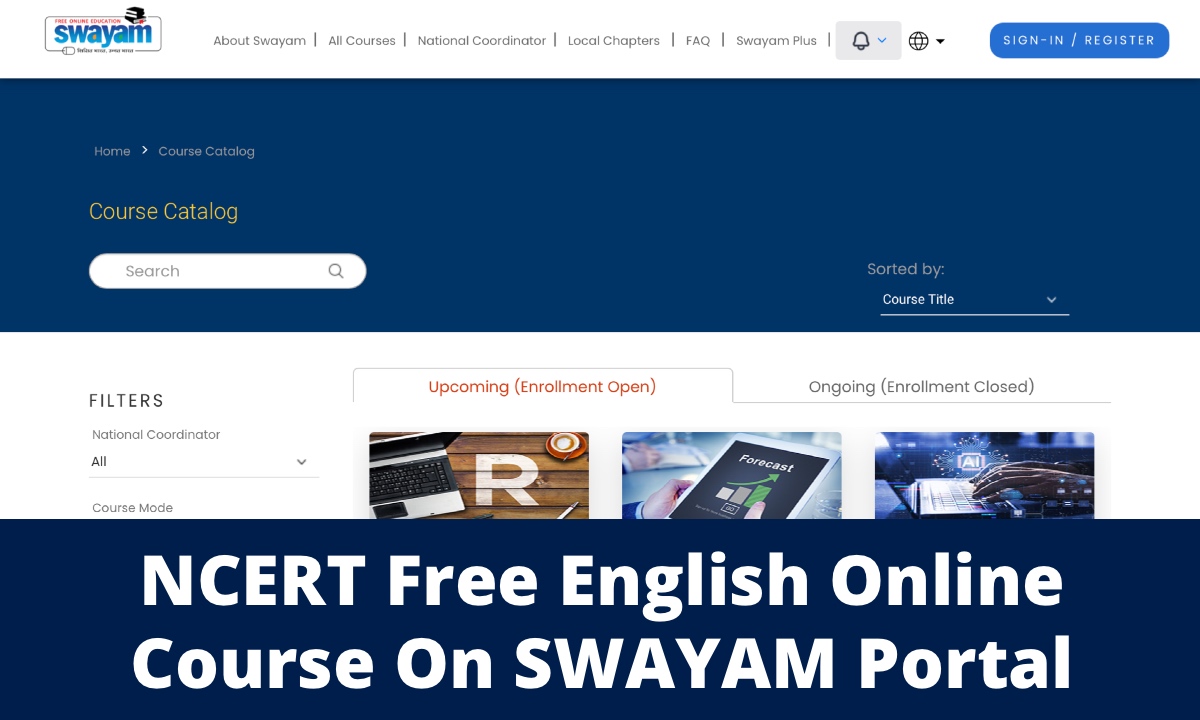 NCERT Free English Online Course