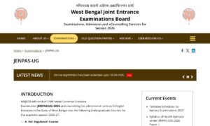 JENPAS UG Admit Card