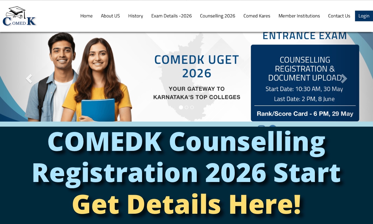 COMEDK Counselling Registration