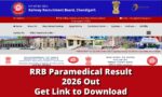 RRB Paramedical Result
