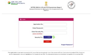 NIFT UG And PG Stage 2 Scorecard