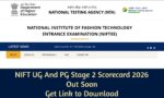 NIFT UG And PG Stage 2 Scorecard