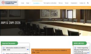 West Bengal ANM GNM Admit Card