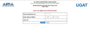 UGAT Admit Card