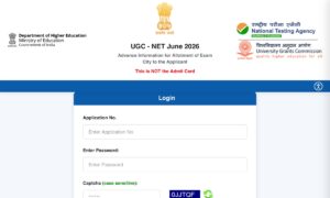 UGC NET City Slip