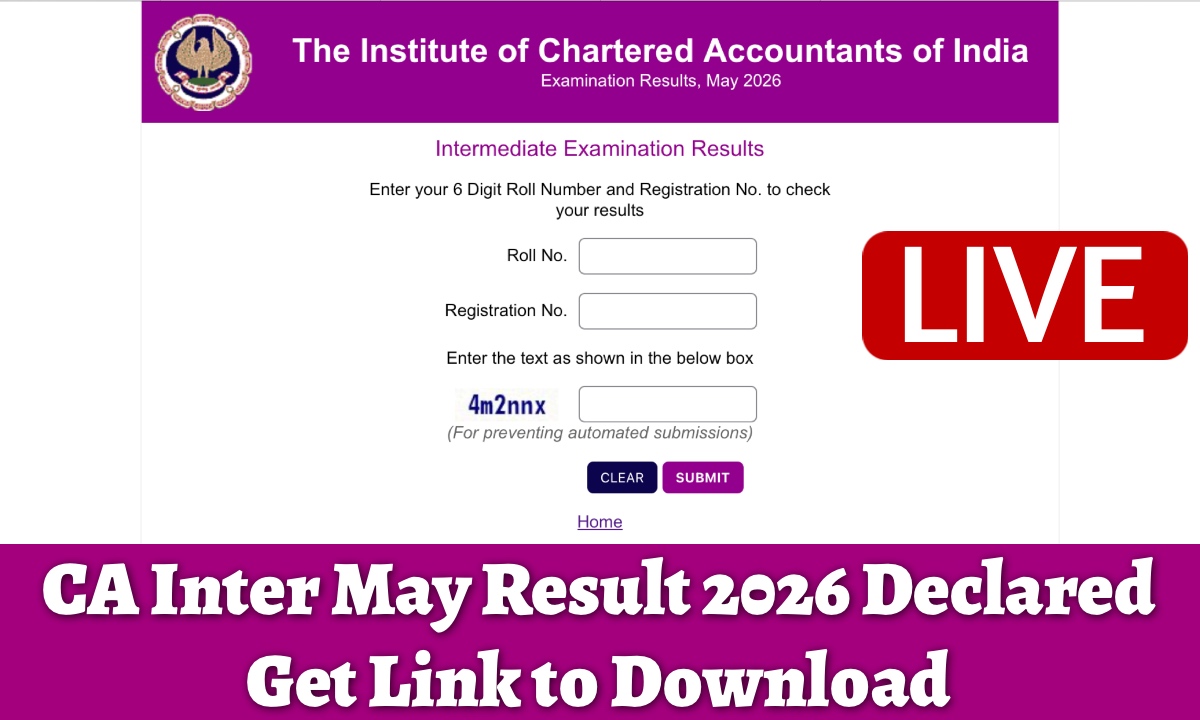CA Inter May Result