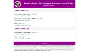CA Inter Result